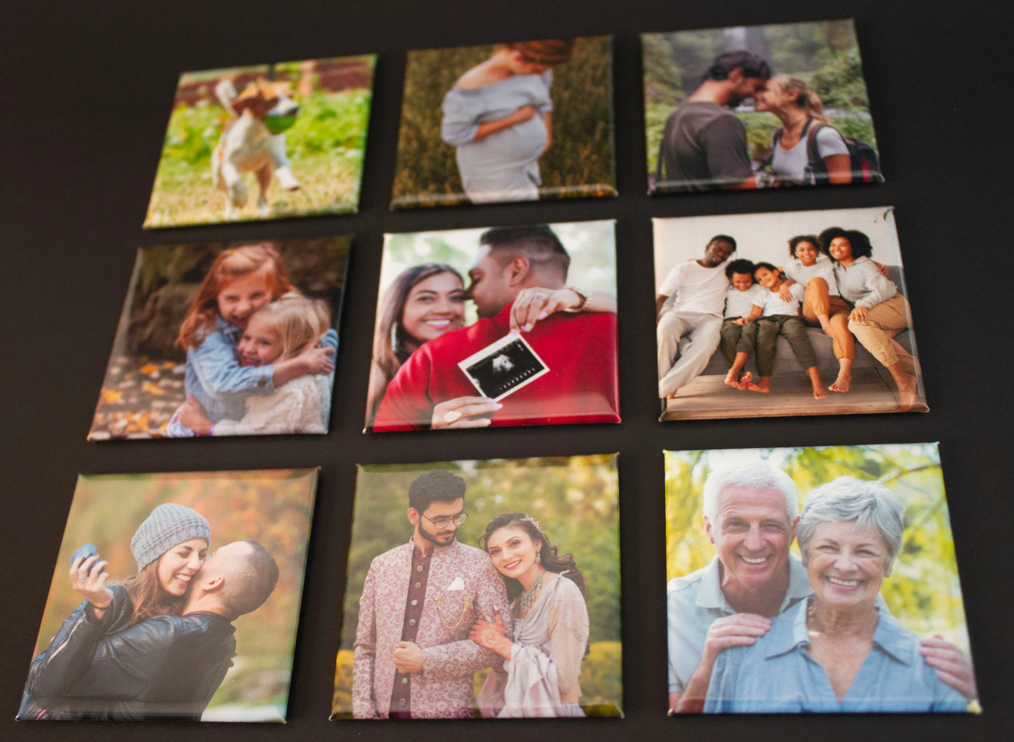 Personalized Photo Magnets - 12 Magnets
